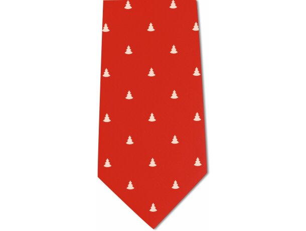 Corbata de microfibra dibujo de Navidad personalizada