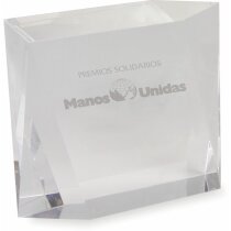 Cristal cuadrado para grabar personalizado