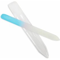 Lima de uñas de cristal de 14 cm personalizado azul Lima de uñas de cristal de 14 cm personalizado azul