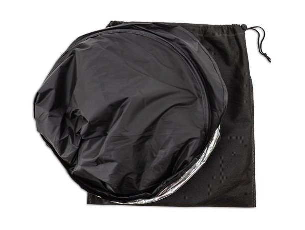 Parasol coche efecto láser Sun con bolsa de transporte detalle 6