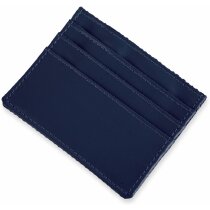 Monedero de polipiel para tarjetas personalizado azul marino Monedero de polipiel para tarjetas personalizado azul marino