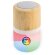 Altavoz para empresas bluetooth con bambú natural sin color