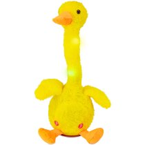 Pato bailarín Duky con luces y grabación de voz