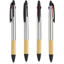 Bolígrafo puntero 3 colores bambú Irvin