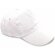 Gorra con ojetes de metal y 5 paneles blanca