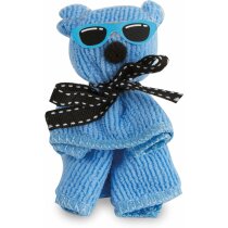 Toalla de regalo en forma de osito personalizada naranja Toalla de regalo en forma de osito personalizada naranja