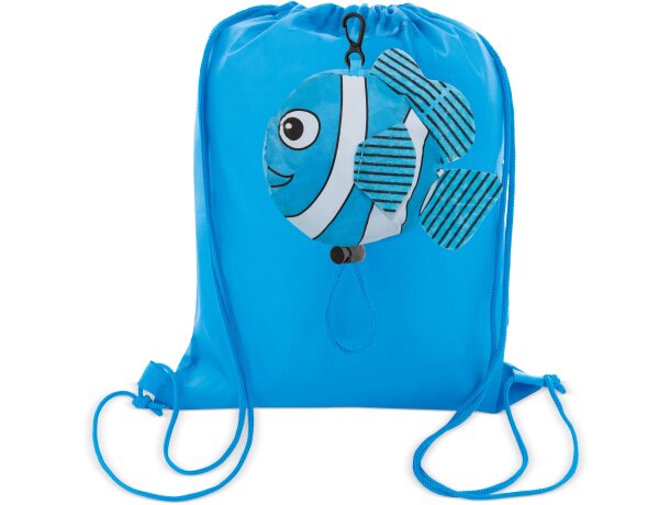 Mochila plegable pez