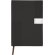 Libreta A5 Miletto RPET con textura relieve y chapa metálica Negro