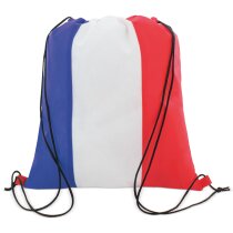 Mochila saco cuerdas Non Woven bandera Francia