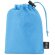 Poncho plegable Bross con bolsa rPET para campañas corporativas Azul detalle 7
