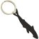 Llavero Aluminio Tiburon Shark Negro