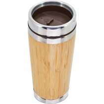 Vaso termo bambu doble capa 500ml Cue