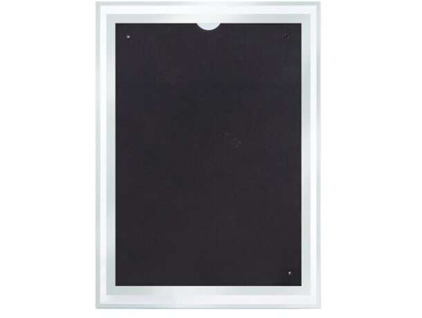 Marco de cristal con clip para diploma A4 con grabación láser detalle 2