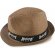 Sombrero grueso de paja ala corta barato marron