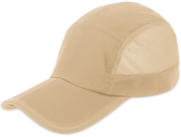 Gorra plegable Harris de poliéster técnico transpirable Verde militar detalle 15