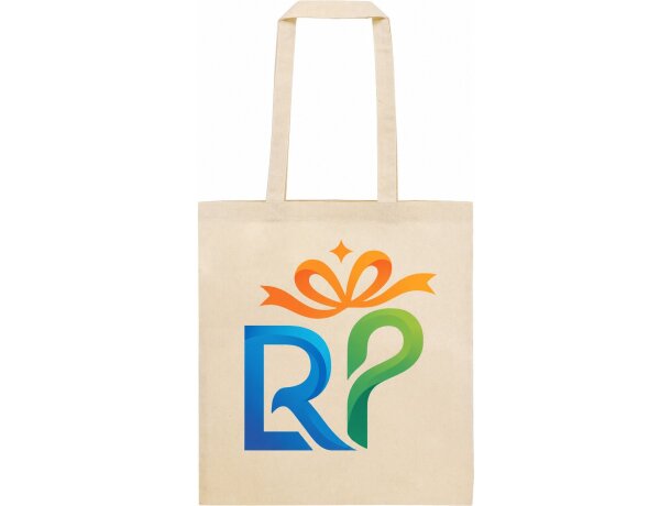 Bolsa promocional Kelso algodón 140g doble asa 42x38cm colores detalle 3