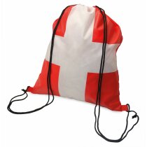 Bolsa mochila con cuerdas con bandera de Cartagena Bolsa mochila con cuerdas con bandera de Cartagena