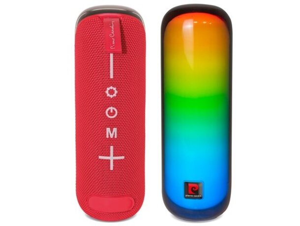 Altavoz bluetooth Pierre Cardin Fest con luces led multicolor detalle 1