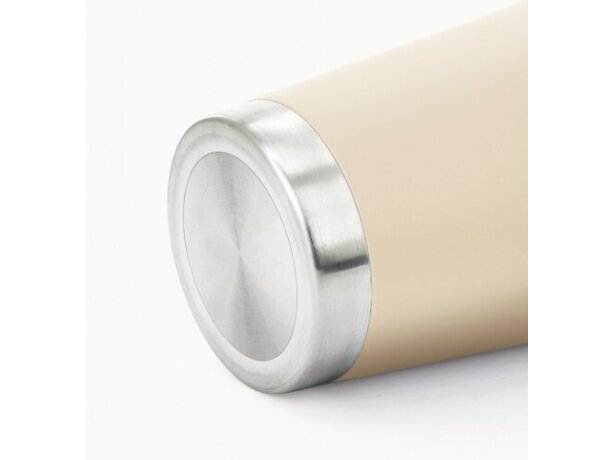 Vaso térmico hermético Tulcán 380ml con cinta de transporte Crudo detalle 1