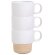 Taza sublimación apilable Gerard con base bambú 315 ml detalle 2