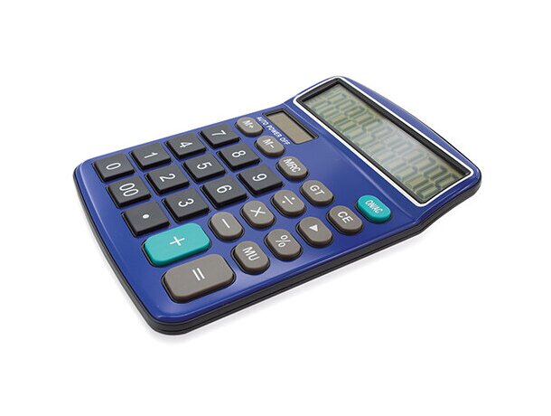 Calculadora profesional Zonix personalizada azul