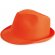 Sombrero con ala irregular personalizado naranja