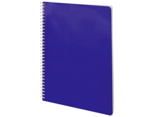 Libreta Livorno A4 con planning semanal y tapa de cartón resistente Azul detalle 2