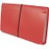 Carpeta clasificadora de recibos en plástico de colores personalizada roja
