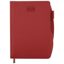 Dietario Trípoli polipiel rígida día página marrón