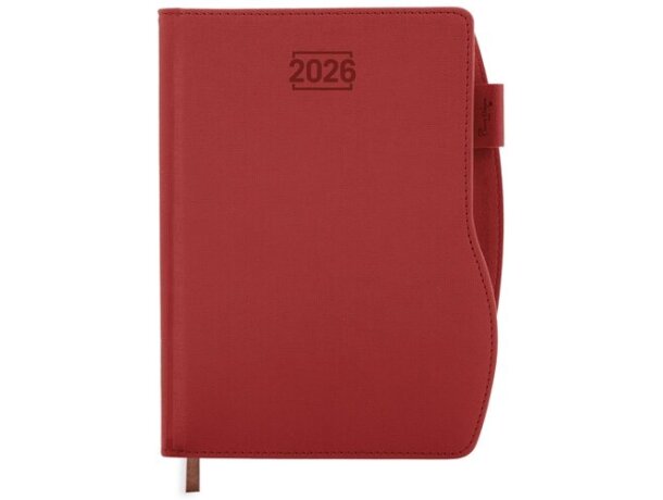 Agenda corporativa Trípoli polipiel rígida día página 176 hojas detalle 1