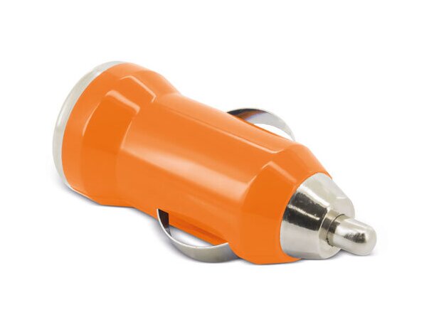 Cargador de coche usb amarillo naranja