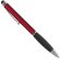 Bolígrafo puntero de plástico con agarre rojo