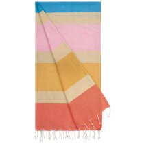 Pareo Jaloque algodón flecos rayas 180x90 cm