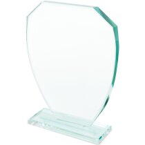 Trofeo cristal transparente grabado láser CO2