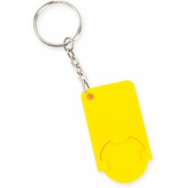 Llavero para carro rectangular personalizado amarillo Llavero para carro rectangular personalizado amarillo
