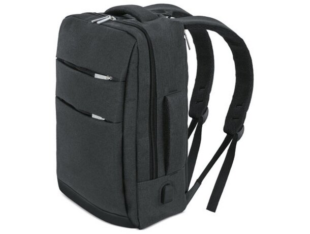 Mochila maletin Stay Pierre Delone negro