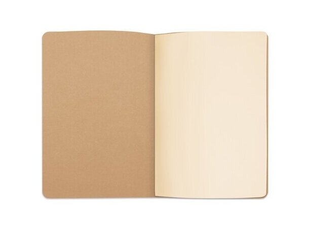 Libreta Santorini con cubierta de papel y hojas lisas Crudo detalle 5