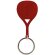 Llavero raqueta padel aluminio rojo