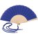 Abanico Calpe con cuerda ajustable de poliéster y madera Azul royal