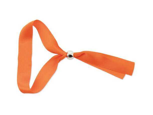 Pulsera bolita ajustable naranja