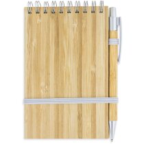 Set bloc bambú Rivera con bolígrafo clic y 68 hojas ecológicas
