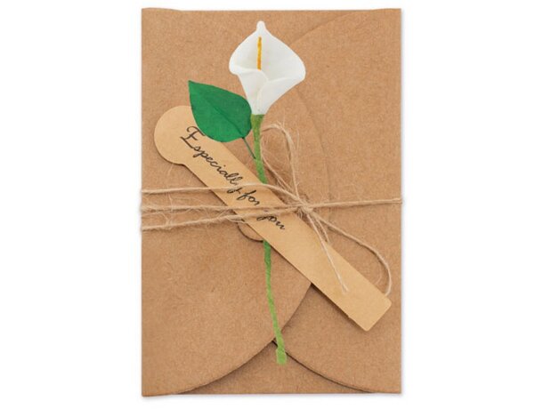 Tarjetas vintage flores secas (pack de 10)