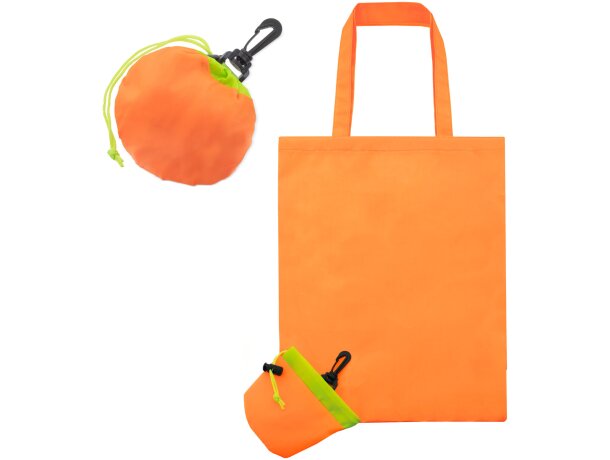 Bolsa plegable naranja barata