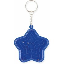 Llavero estrella laberinto personalizado azul Llavero estrella laberinto personalizado azul