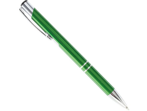 Bolígrafo automático de metal verde