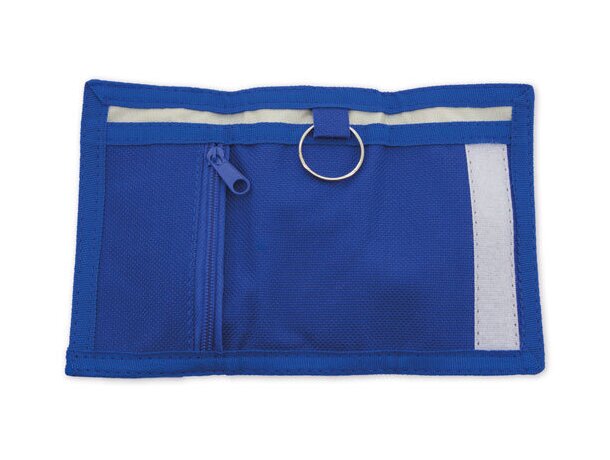 Monedero con llavero especial para moteros azul royal