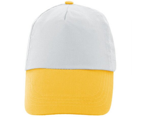 Gorra bicolor velcro am amarilla