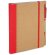 Cuaderno a5 carton reciclado Dipa rojo