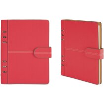 Agenda con logotipo anillas pu