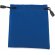 Bolsa de microfibra con cordón de cierre azul